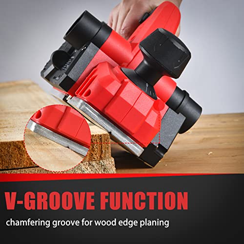 AOBEN Cordless Electric Hand Planer 21V, 16000Rpm 31/4Inch Wood
