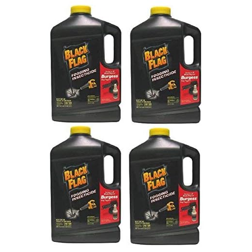 Black Flag 190256 64 oz Fogger/ Fogging Mosquito / Fly Insecticide - Quantity 4