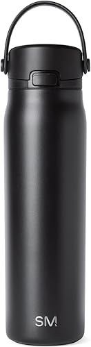 Miniatura 13 de Simple Modern Mesa Sport - Botella de agua con tapa de pico cubierta | Botella de acero inoxidable aislada de 24 onzas apta para portavasos, para