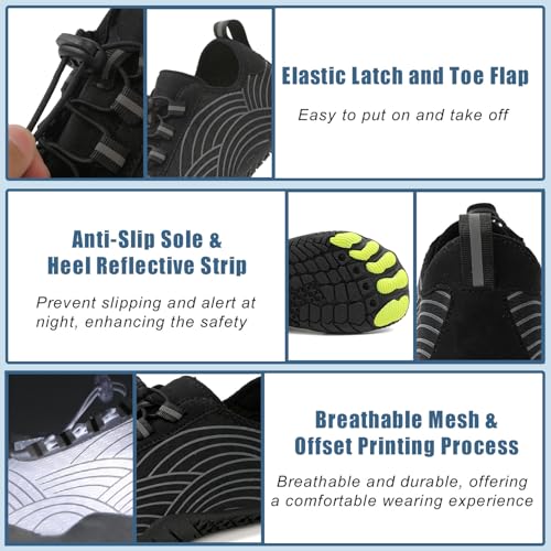 Image of Hike Barefoot Shoes for Women & Men, Pro Hiking & Walking Shoes with Wide Toe Box, Non-Slip, Lightweight & Breathable