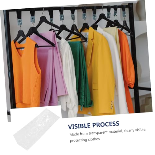 Alipis 30pcs Garment Bags for Clothing Storage Suit Bags for Closet Dustproof Suit Covers for Hanging3