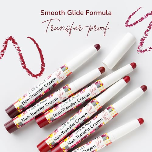 Image of Mila Beaute Lock & Pout Matte Crayon Lipstick for Women I Smudge Proof & Transfer-Proof Lipstick I Hydrating with Ceramides & Shea Butter I Highly Pigmented & Glides Smoothly | Suitable for Indian Skin Tones - Spill The Tea