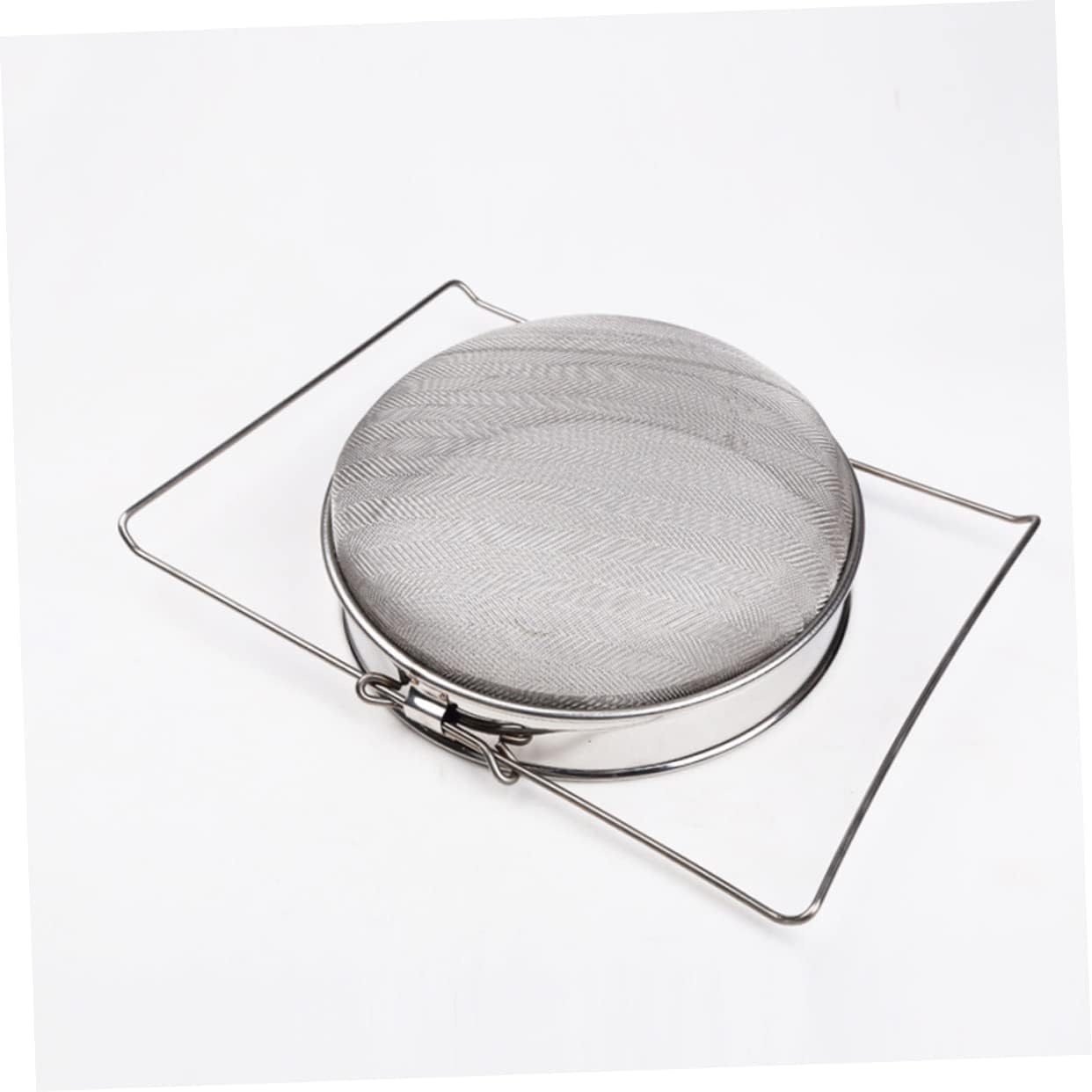 Beekeeping Honey Strainer Double Sieve Stainless Steel Filter 24cm Diameter 10cm Height Easy to Use
