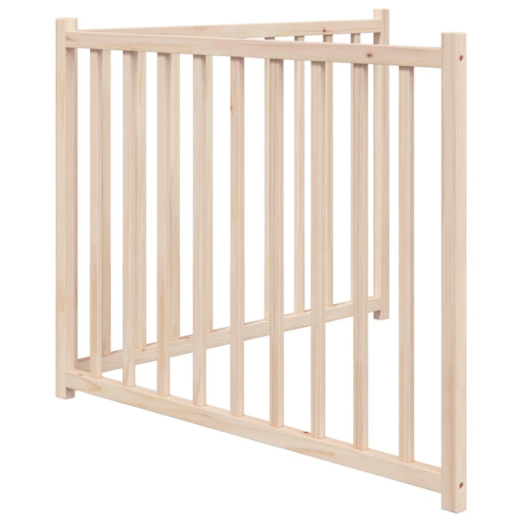 Puerta plegable para perros de madera maciza de abeto, 160 cm de ancho, independiente sin taladrar, ideal para caño de cachorros, valla para mascotas, protección segura en interiores y