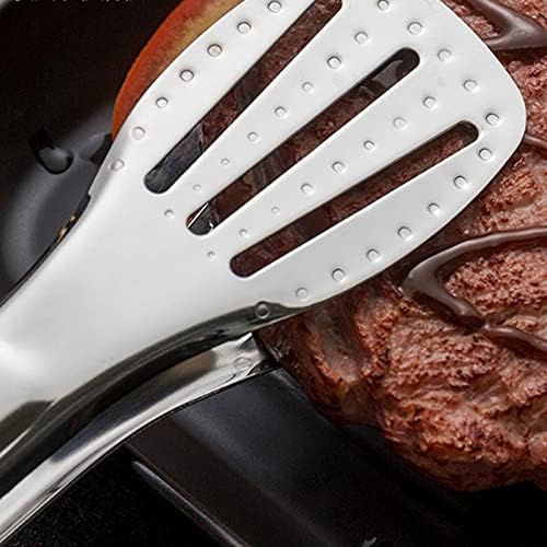 Cooking Tongs Stainless Steel Food TongsSmall Clam Shell Service Tongs for Serving Appetizers, Salads, Barbecue and Cooking Tongs