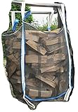 Special +++ Ixkes Vollnetz HolzBag Premium 160cm, Kaminholz/Brennholz/Woodbag