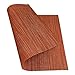 WAZAIGUR Placemats Set of 6 for Dining Table Heat-Resistant Washable Place Mats Woven Vinyl Kitchen Table Mats Easy to Clean,Orange