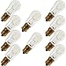 Industrial Performance 10S6/10 250V, 10 Watt, S6, Candelabra Screw (E12) Base Light Bulb (10 Bulbs)