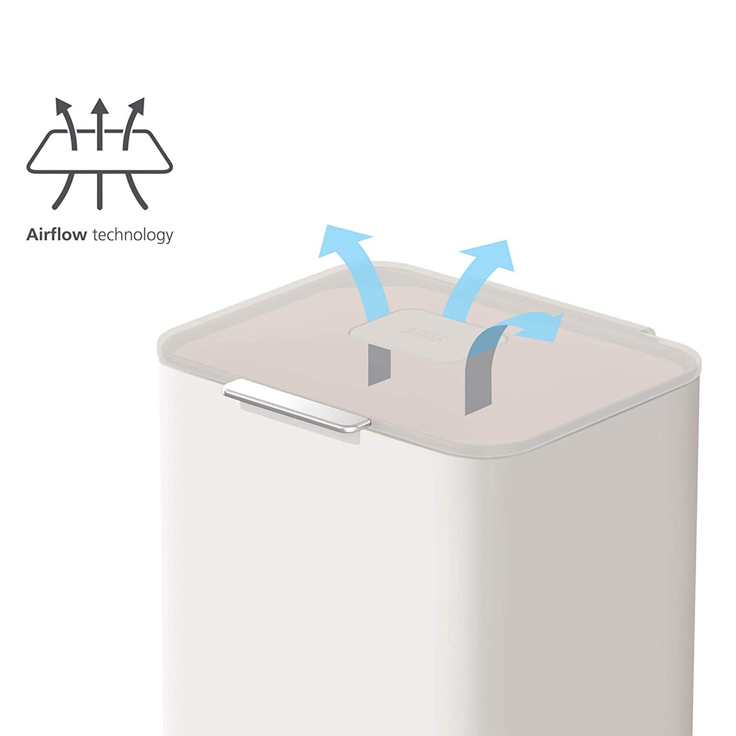 Joseph Joseph 30061 Totem Max Unità Separazione e Riciclaggio Rifiuti, Pietra, 60 l