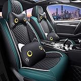 Jialuode Car Seat Covers for 1 Series 114 116 118 123 125 140 5seat Front Rear Row PU Leather