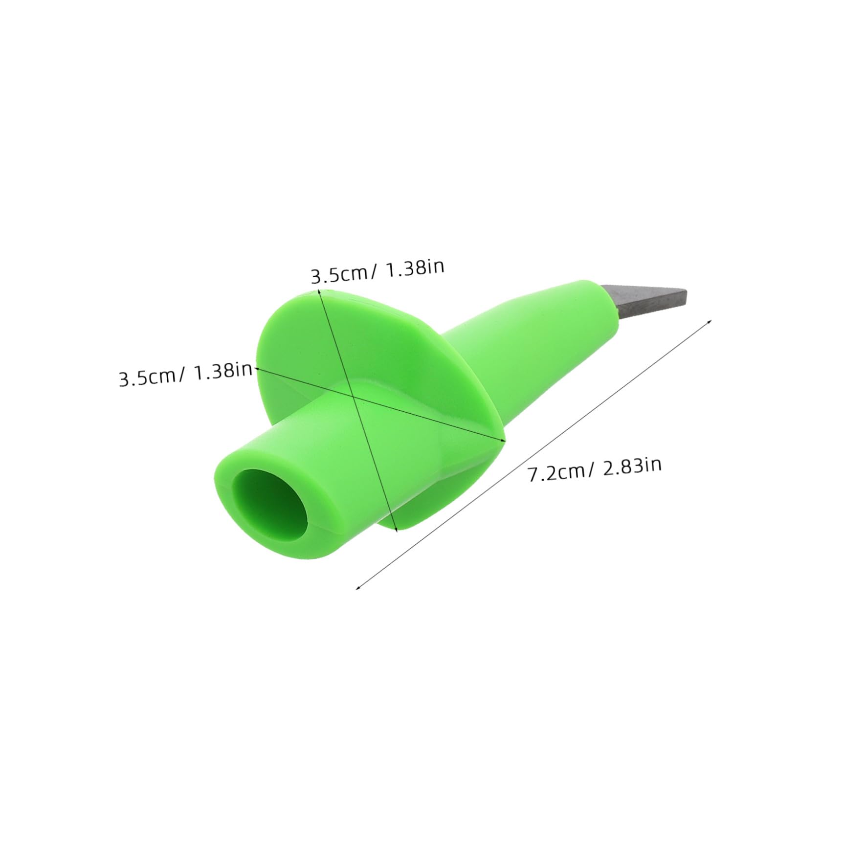 Puntas de Metal Duro para Bastones de Senderismo 4 Piezas, Accesorios Aplicables para Trekking y Esquí, Punta de Repuesto de Acero Tungsteno, Color Verde, Uso en Montaña