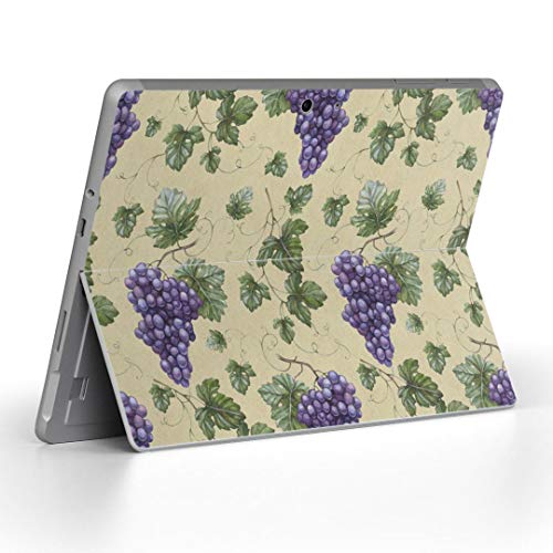 Surface Go 3 / Surface Go 2 Surface Go 全世代対応 専用スキンシール サーフェス go igsticker シール スキン 保護 フィルム ステッカー アクセサリー 005731 チェック・ボーダー ブドウ 葡萄 模様