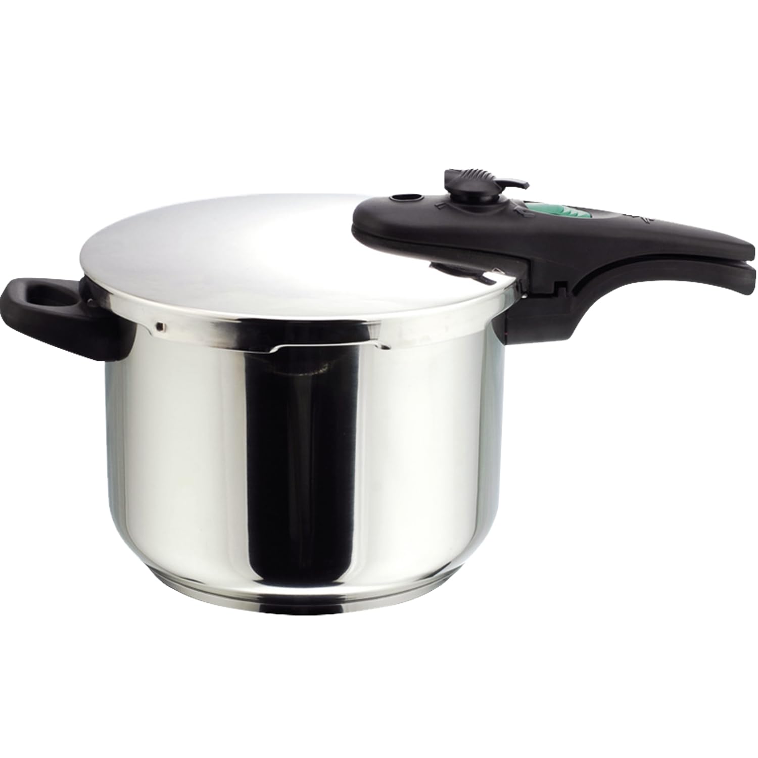 Magefesa Athenas - Olla Express Rápida de 6L, Acero Inoxidable 18/10, Apta para Inducción, Fondo Termo-Difusor, Cocina Sana, Ahorro de EnergÃa