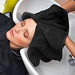 Utopia Towels, Salon Towel, Pack of 24, Not Bleach Proof, 16 by 27 Inches, Highly Absorbent Cotton Towels for Hand, Gym, Beauty, Spa, and Home Hair Care, Black - Image 3