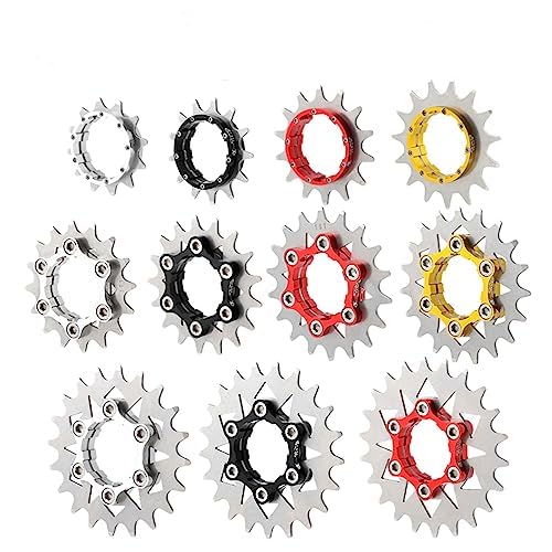 Sanmum Bike Single Speed Fixie Cassette Conversion Kit 12T/13T/14T/15T/16T /17T/18T/19T/20T/21T/22T for Fixed Gear/Fixie Bike (12T,Black)