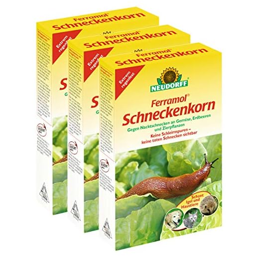 Dreiersparset Ferramol Schneckenkorn 3 kg (3x 1kg)