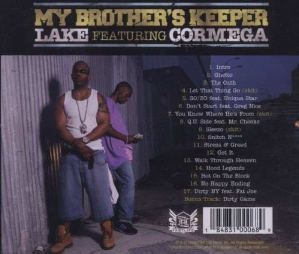 【CD】My Brother's Keeper/ Lake ft Cormega My Brother's Keeper CD by LAKE feat. CORMEGA - Vintage Y2K