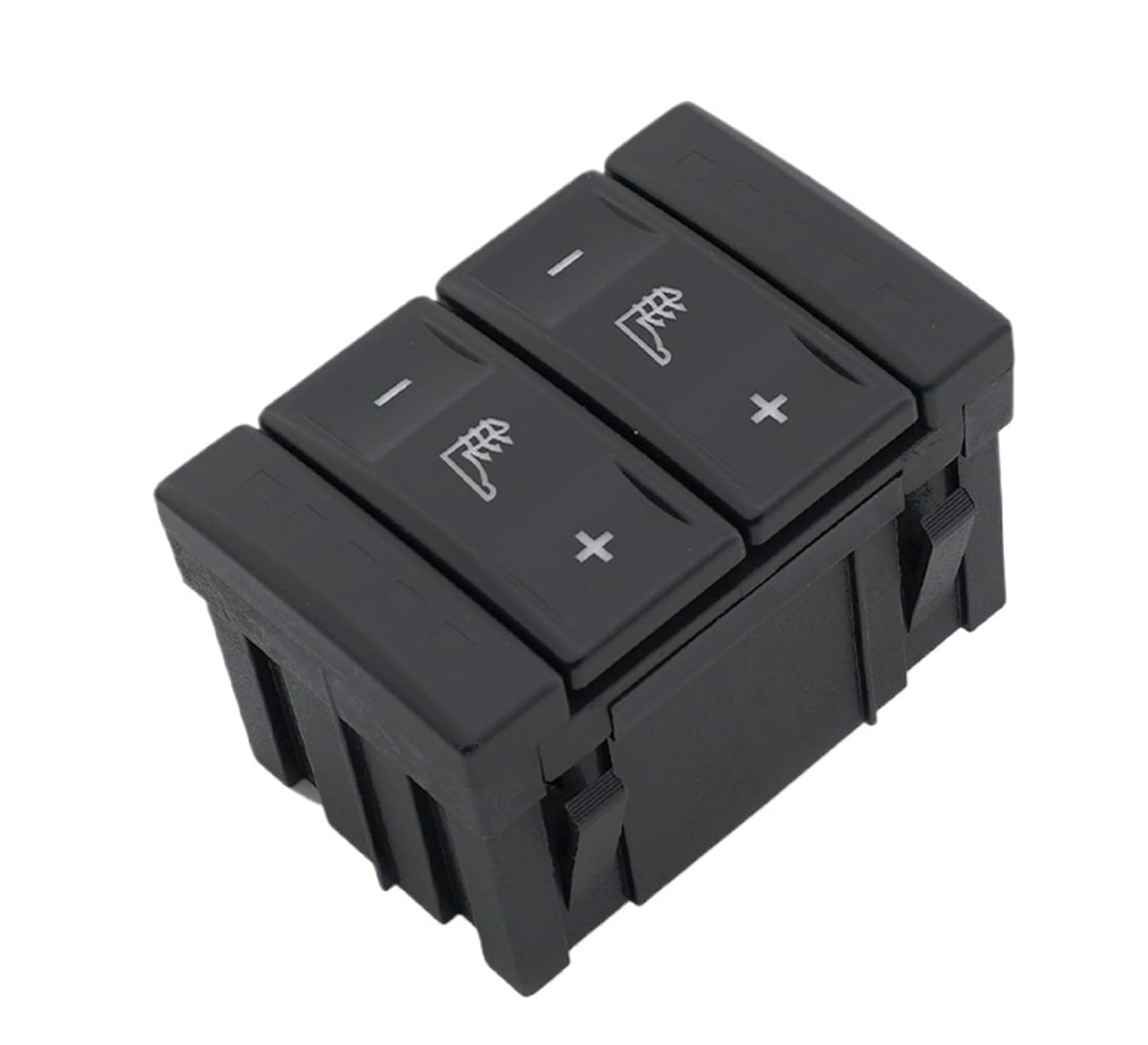 6M2T19K314AC Electric Car Seat Heating Button Switch Suitable for 2007-2015 Ford Mondeo MK4 Galaxy MK3 S-Max BS7T19K314AB(Black-6M2T-19K314-AC)