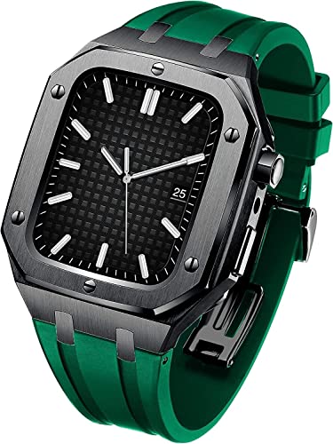 Bracelet en silicone et boîtier intégré Apple Watch 44mm pour vos rendez-vous d'affaires