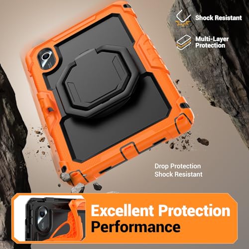 Coque Lenovo Tab M11 orange en silicone antichoc avec protège-écran - 2