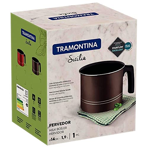 Fervedor Tramontina Sicília em Alumínio com Revestimento Interno e Externo em Antiaderente Starflon