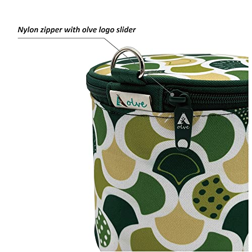 Olve Toilet Paper Holder Roll-Tissue Dispenser Cat Proof Roll Paper Cover Portable And Foldable Storage Bag For Camping Outdoor Tent Home Office (Green) #TOP6