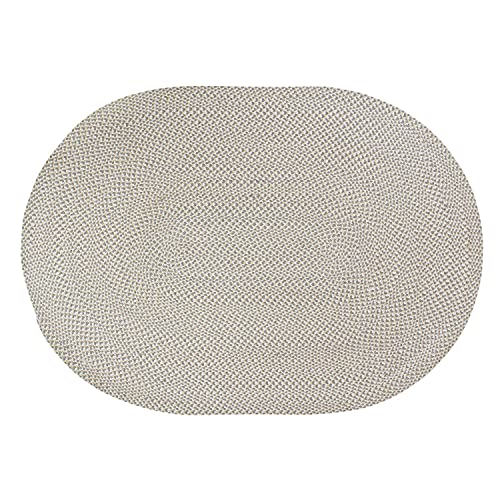 Super Area Rugs Buffalo Check Braided Oval Rug #TOP30