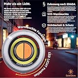 Safeglow Zestaw 3 w 1 – lampka ostrzegawcza V16, kamizelka ostrzegawcza i apteczka pierwszej pomocy – światło awaryjne dopuszczenie IDIADA nr PC21020060 – trójkąt ostrzegawczy – trójkąt awaryjny – do