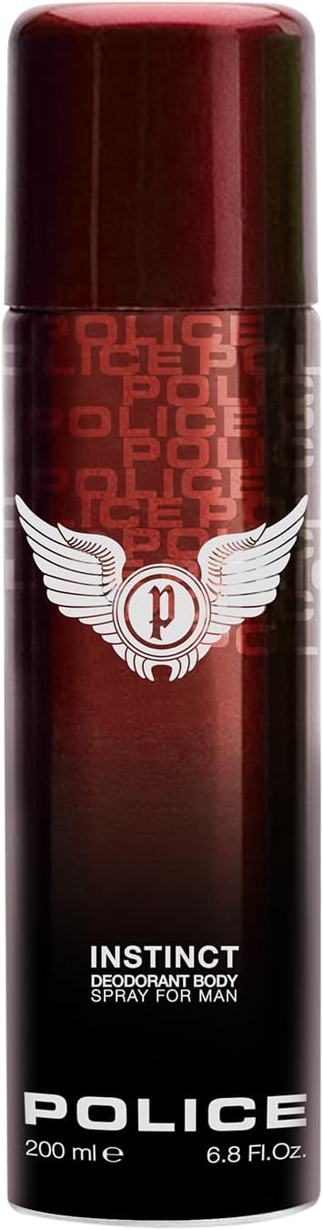 Instinct Deodorant Spray 200ml for Men | Long Lasting Woody Spicy Fragrance | Black Pepper, Bergamot, Grapefruit, Geranium, Cedar, Vetiver & Patchouli | Masculine Body Spray | Daily Use Deo | Odor Protection