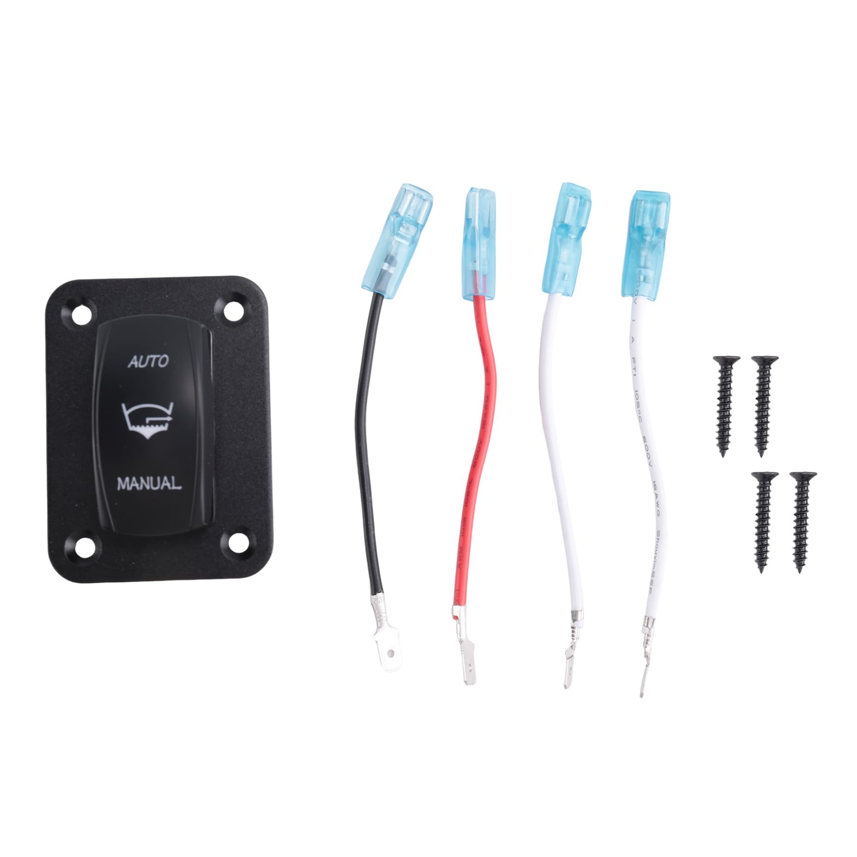 Interruptor de palanca de 3 vías para bomba de achique de 4 ON-OFF (EN), SPDT, interruptor automático / manual para , , resistente al agua