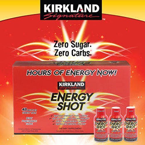 Kirkland SignatureTM Energy Shot 48 Count, 2 Ounces Each by Kirkland