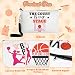 R HORSE 9Pcs Basketball Makeup Bag Inspirational Gifts for Women Girls, Canvas Cosmetic Toiletry Pouch Bag Christmas Birthday Gifts for Basketball Team Player Lover Fan