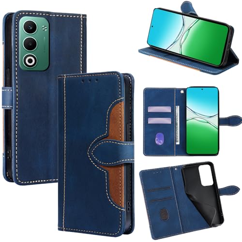 For OPPO A5 5G 2025 �P�[�X �蒠�^ For �I�b�|A5 CPH2699/CPH2735 �J�o�[ COCOCLOUD ����PU���U�[ ���̂悤�Ȏ�G�� ���u���X�^���h�@�\ 2���̃J�[�h�����[ �}�O�l�b�g���� �ϏՌ� �n���h���C�h ��������