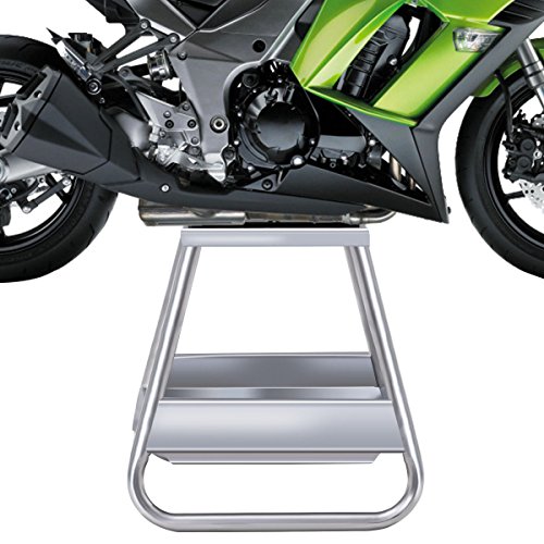 Goplus Motorcycle Motocross Dirt Bike Panel Stand Hoist Maintenance Lift Jack 1000Lb Capacity (10"× 10" With Removable Oil Pan) #TOP3