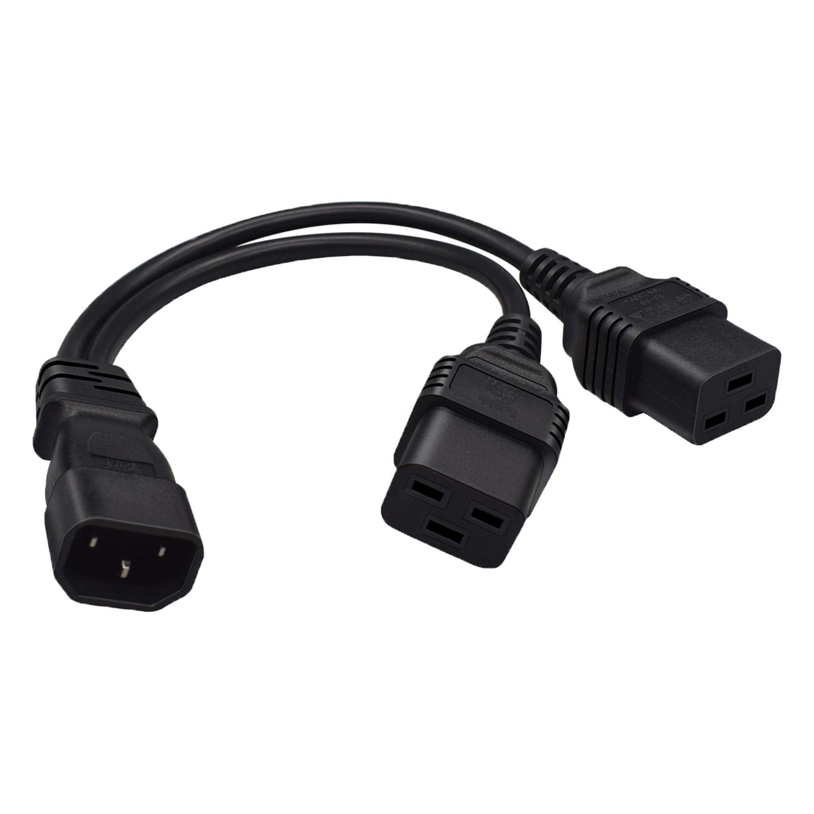 Iec320 C14 to Iec320 2X C19 Y Splitter Power Cord Extension for Monitor | Consumer Electronics | Tv Video & Home Audio | Audio Cables & Interconnects-image-41