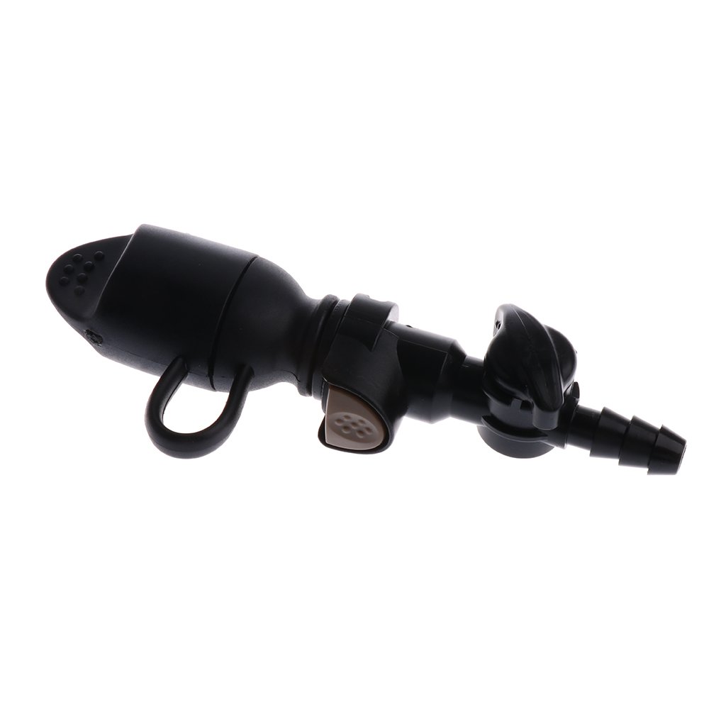 VMS INDIA Water Bag Hydration Pack Bite Valve Nozzle Bladder Black 11.5x4.5cm Straight-image-14