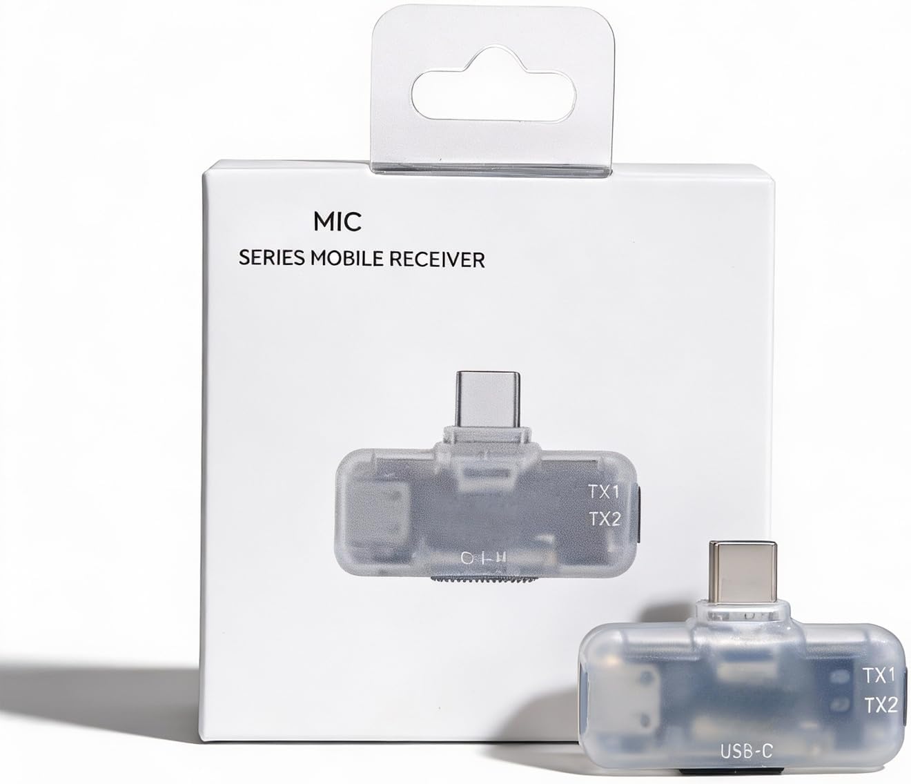 for DJI Mic Series Mobile Receiver,Type c Mobile Phone Adpaters,Plug and Play,Compatible with DJI Mic Mini/Mic 2/Mic 3/iPhone/Smartphone/PC/Mac Connector, USB C Adapter