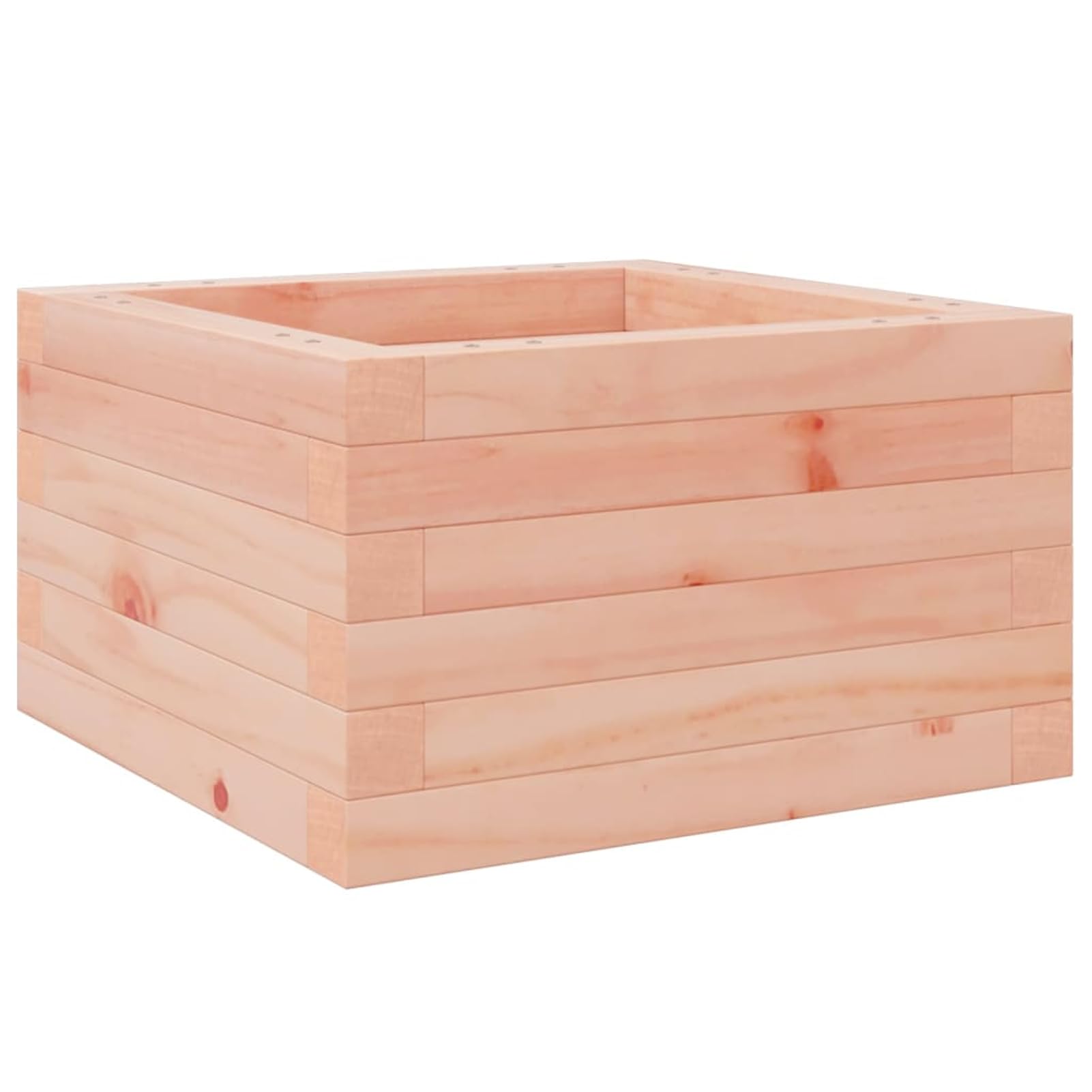 Geecher Fioriera da Giardino, per Fiori Piante Erbe aromatiche ortaggi, 40x40x23 cm, in Legno massello di Douglas, Fondo Aperto, per Esterno