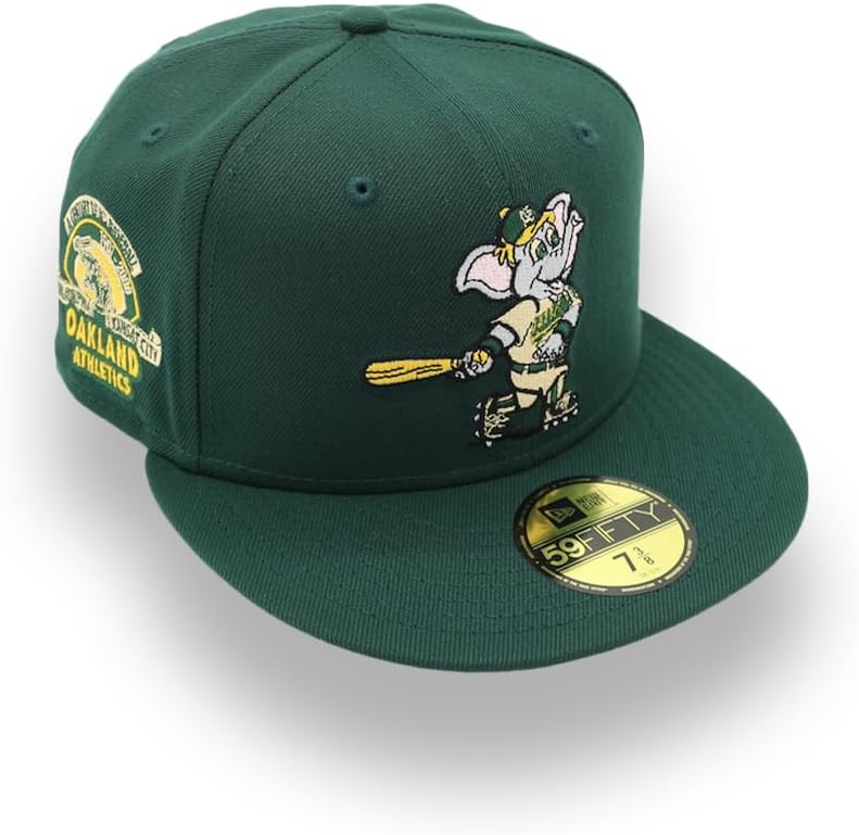 ニューエラ　キャップ　アスレチックス 59FIFTY Metallic Logo オークランド・アスレチックス ブラック ケリー