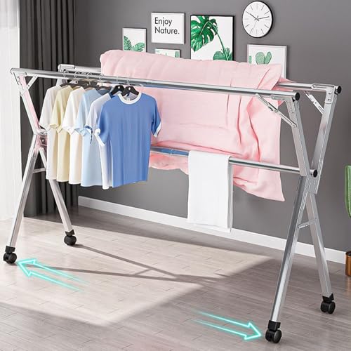 Étendoir à linge pliable : solution de séchage peu encombrante pour balcon et salon