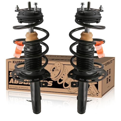 KUIPERAUTO Pair Front Shock Coil Complete Strut Spring Assembly 172257 172258 272257 272258 Compatible for 2006-2011 Ford Focus by KUIPERAUTO - Used condition - US$53.28