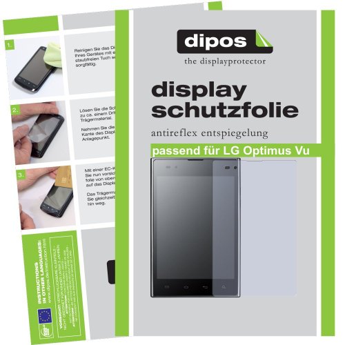 dipos I 2X Protection ecrán Mat Compatible avec LG Optimus Vu Films de Protection d'écran
