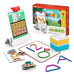 Osmo-Little Genius Starter Kit for iPad + Early Math Adventure-6 Educational Learning Games Ages 3-5-Counting, Shapes… Osmo-Little Genius Starter Kit for iPad + Early Math Adventure-6 Educational Learning Games Ages 3-5-Counting, Shapes…