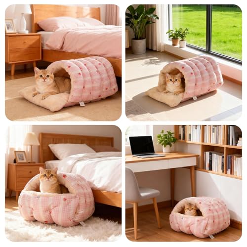 Casa de invierno para gatos lavable y desmontable para interior 5