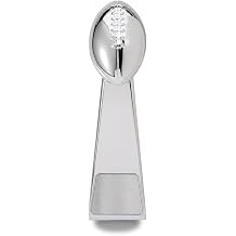Chrome Football Tower Fantasy Trophy - 12", 15" or 18" Size