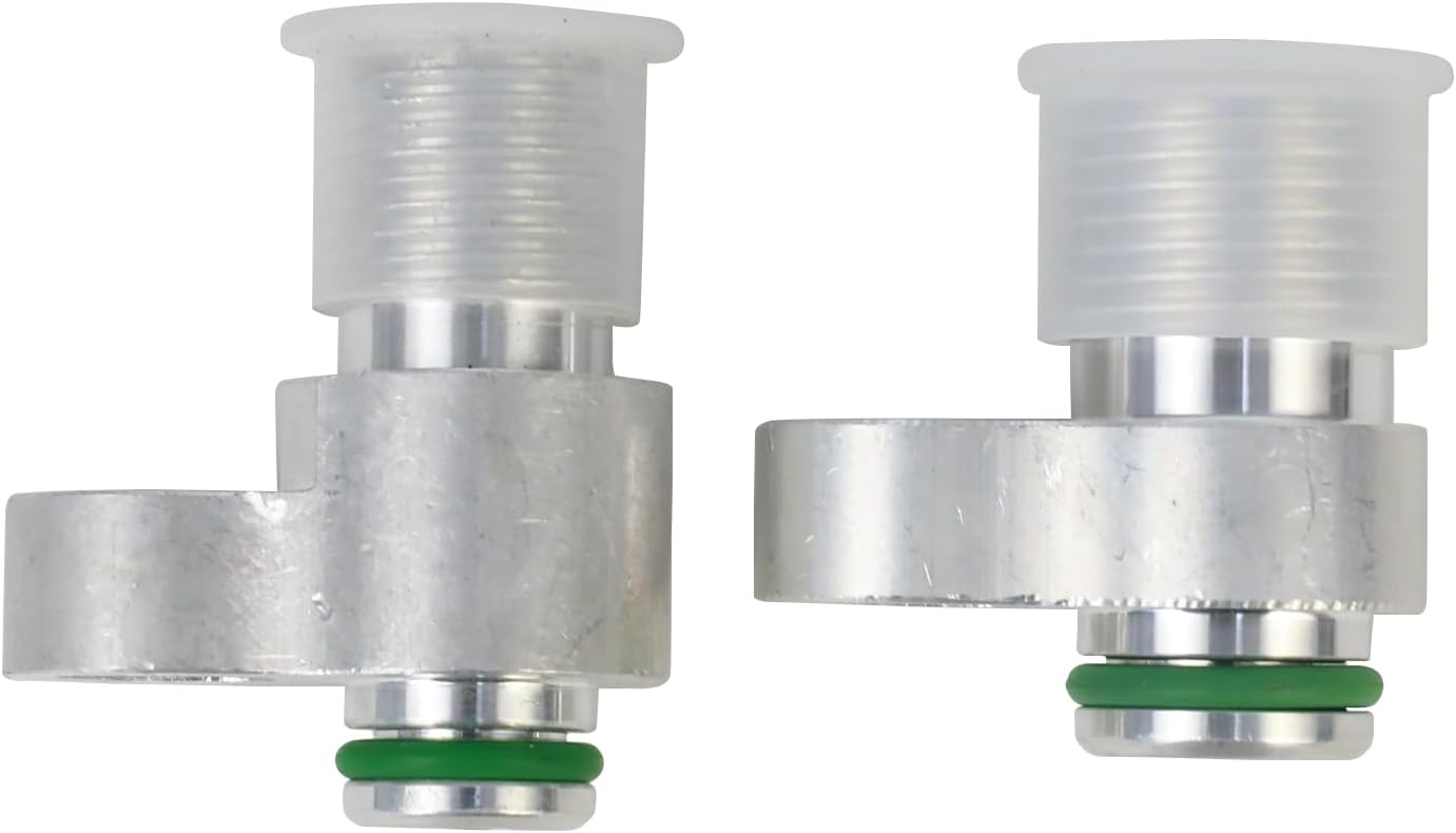 2pcs AC Compressor Adapter Fittings #8 and #10, R134a Adapter Fittings Connect Automotive Custom AC Lines Compressor Evaporator Condenser Radiator Fitting