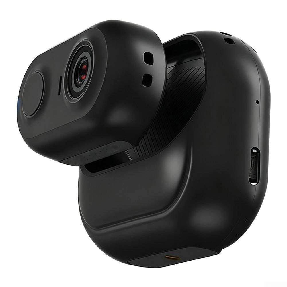 4K Thumb Action Camera POV per mini Body Cam 4K Thumb Action (bianco) | Risoluzione video 4K, dimensioni compatte 7x6x4cm, design leggero, perfetto per vlogging, viaggi in bicicletta