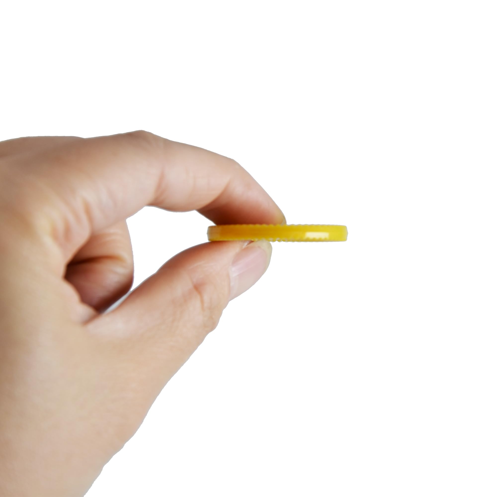 Smartdealspro Mini contatori per l'apprendimento in plastica opaca, gettoni per giochi di fiches da poker, con scatola portaoggetti (oro, 32 mm (64 pezzi, girasole)