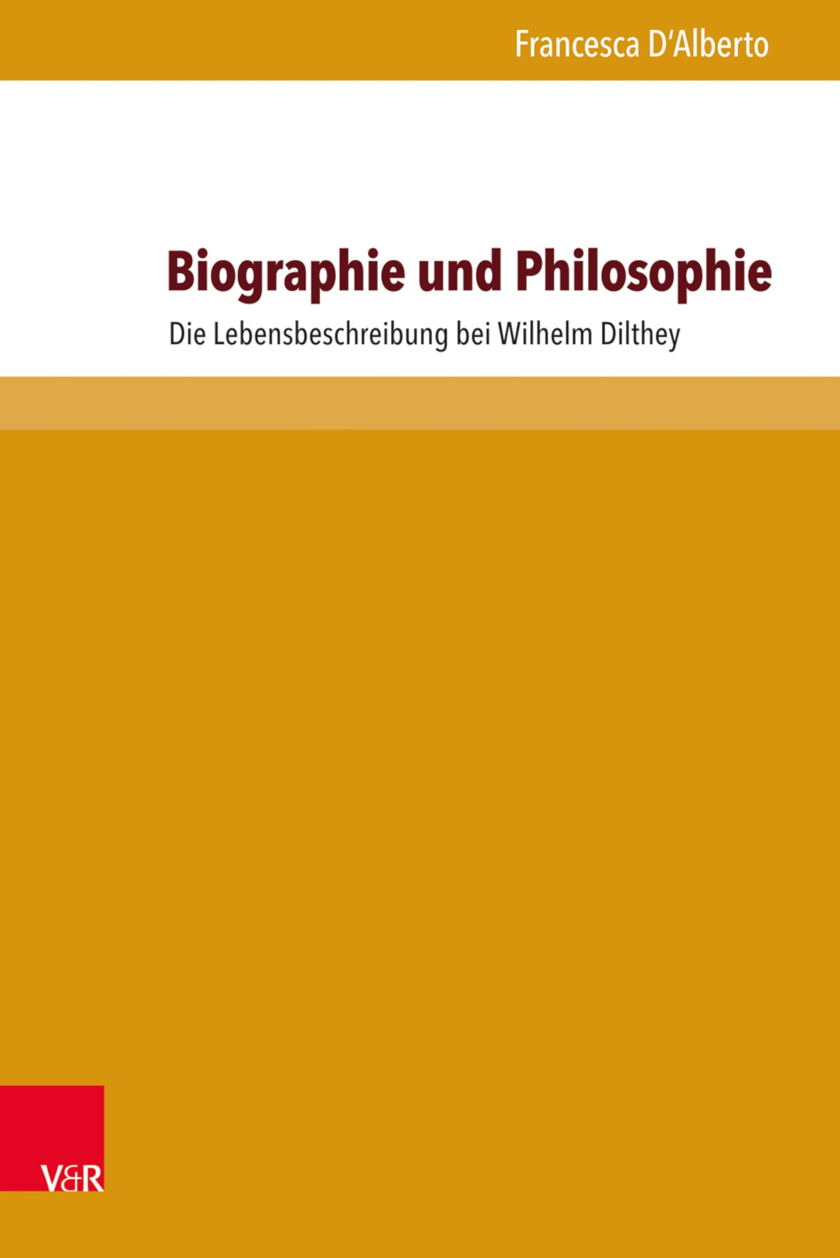Biographie und Philosophie: Die Lebensbeschreibung bei Wilhelm Dilthey | In der Philosophie hat man das Denken meist als unabhängig vom Leben betrachtet. ... seiner Kritik der historischen Vernunft.