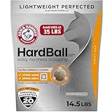 ARM & Hammer Hardball Lightweight 5-in-1 Clumping Cat Litter, 24/7 Odor Control, Long-Lasting Non-Clay & 99.9% Dust-Free Multi-Cat Formula, Garden Bloom Scent, 14.5 Lbs